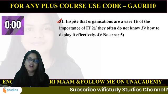 10:00 AM - SSC MTS 2021 | English by Gauri Bhatt | Top 300 Error Detection | Day-10 смотреть онлайн