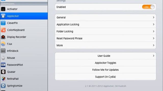 AppLocker - Lock apps you don't want people to access (Cydia iOS Tweak) смотреть онлайн