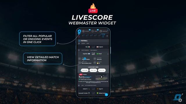 Oddspedia Widgets: Build Your Own Product With Free Sports Betting Widgets & Sports Data Feeds смотреть онлайн