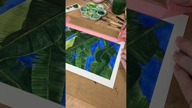 ASMR художника #watercolor #рисование смотреть онлайн