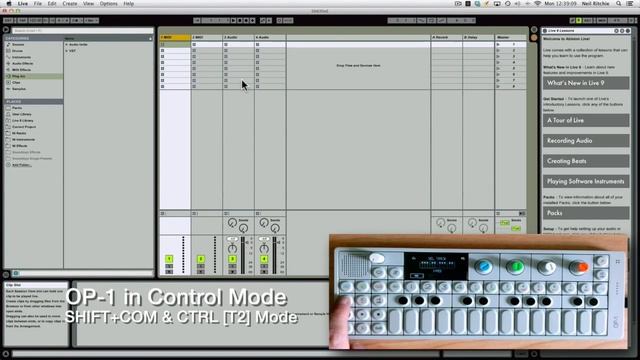OP-1 #23 Ableton Live 9 Script (MAC) смотреть онлайн