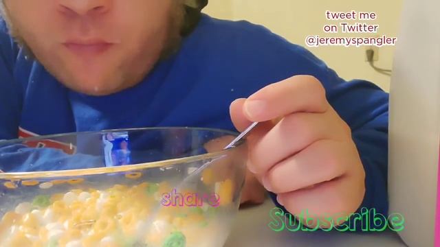 Apple jacks with marshmallows * eating cereal asmr sounds {not clickbait} 🤯 facetime with 6ix9ine смотреть онлайн