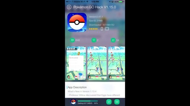 Pokemon Go Hack for 1.17.0 For IOS 10! Fastest and Easiest Hack out there! смотреть онлайн