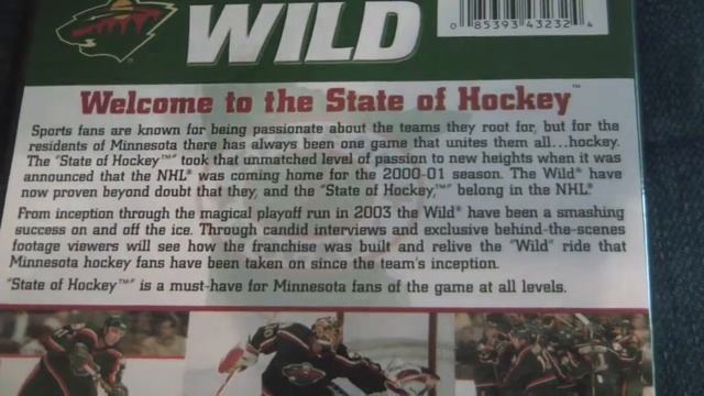 Unboxing: Minnesota Wild "State of Hockey" DVD смотреть онлайн