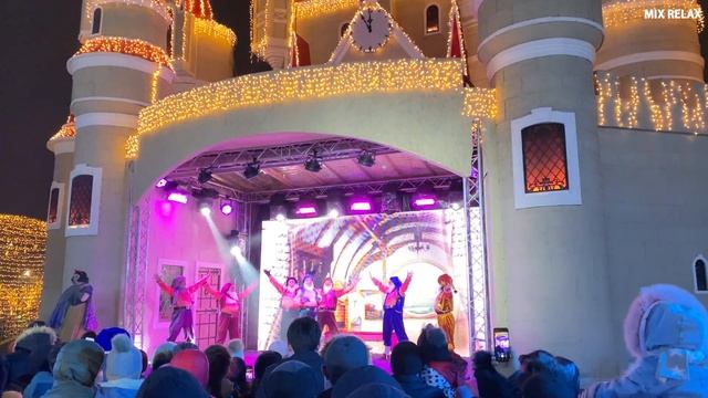 MAGICAL TASHKENT NEW YEAR WALK | Новогодняя ёлка в Ташкенте 2021 праздничная атмосфера HUMO ARENA