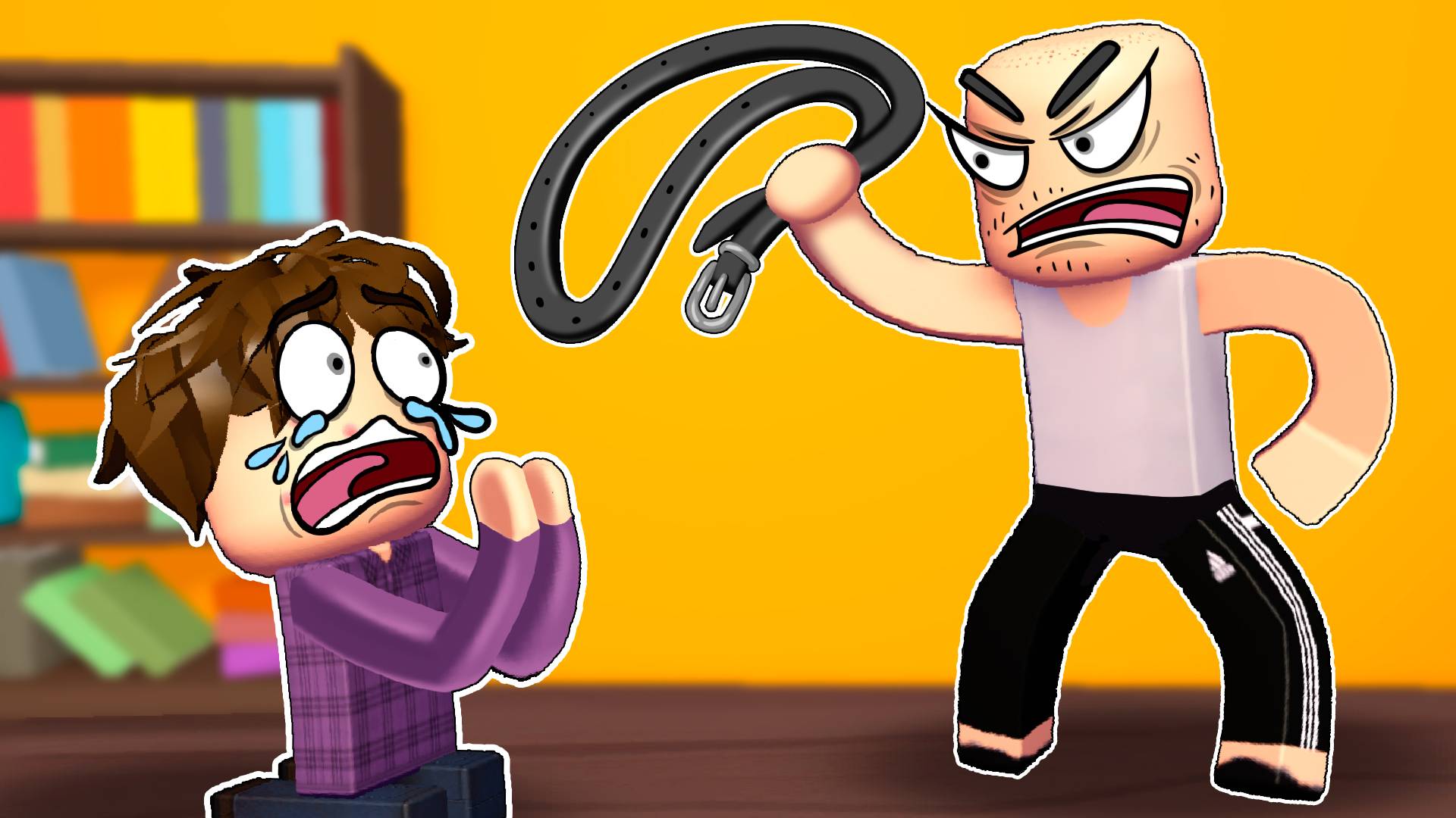 Глупый парень не справился с контрольной (анимация в Роблокс) смотреть онлайн