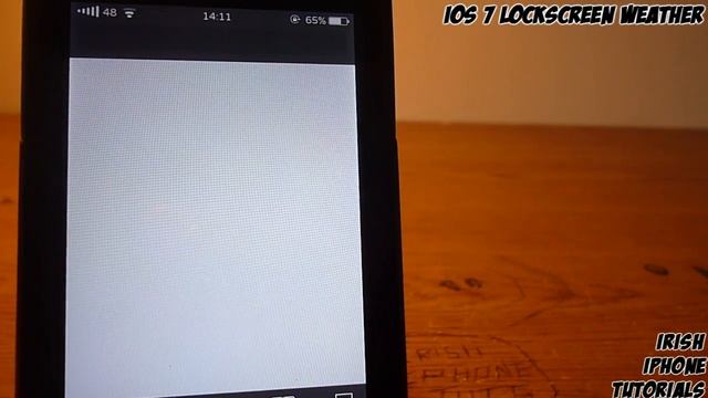 Weather Lockscreen on iOS 7 смотреть онлайн
