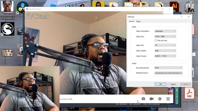 How to use your Iphone 11 Pro Max as a Webcam with IVCAM With OBS смотреть онлайн