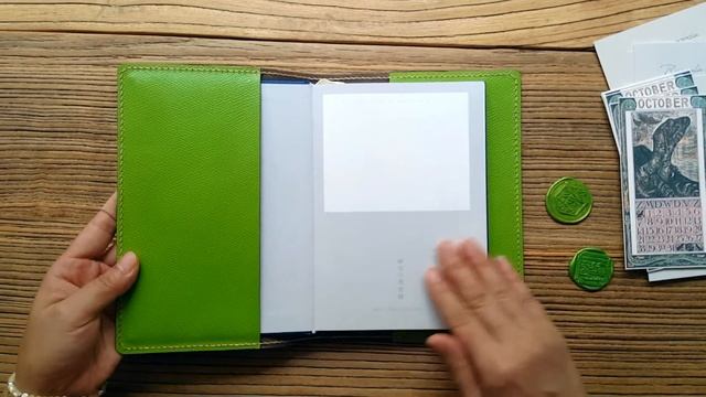 R atelier Apple Green B6 Stalogy Leather Cover смотреть онлайн