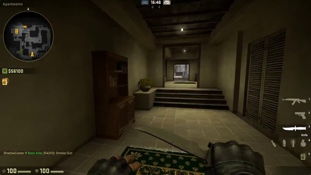 CSGO Mirage Back B Site смотреть онлайн