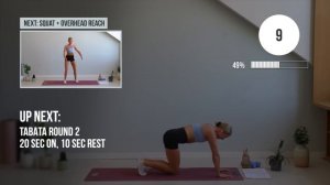 30 MIN TABATA HIIT X PILATES Inspired Workout - No Equipment - Home Workout to TONE your full body