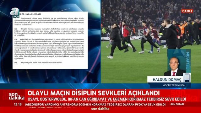 Erdem Akbaş: "Fenerbahçe Hiçbir Oyuncunun Sevk Edilmemesi Gerektiğini Söylüyordu" / A Spor смотреть онлайн