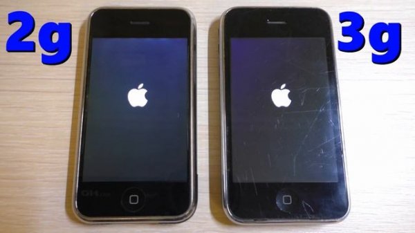 iPhone 2g vs iPhone 3g Bootanimation