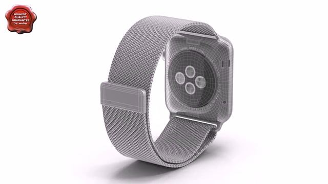 3d model of Apple Watch Milanese Loop by 3d_molier International смотреть онлайн