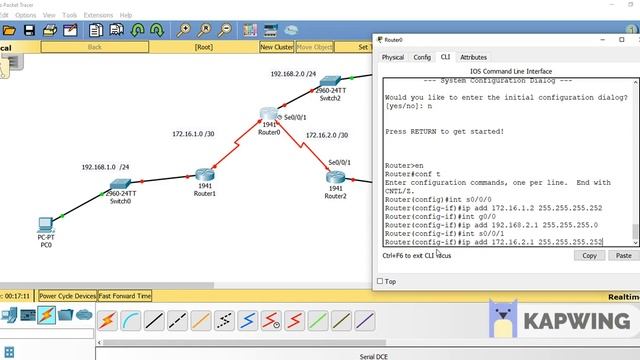 Rip Configuration Cisco Packet Tracer