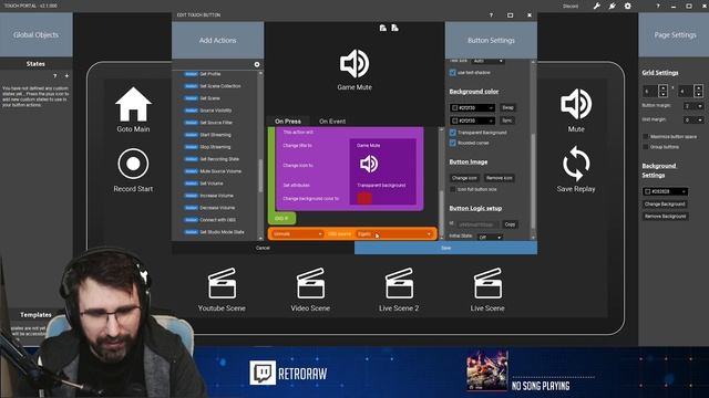 Touch Portal Update 2.1 - Make a button to Mute Elgato Game Sound and Set Filters (Tutorial) смотреть онлайн