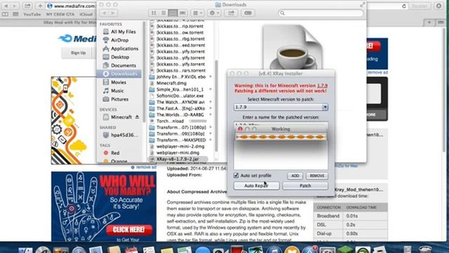 How To Get Xray Mod For MInecraft 1.7.9, 1.7.10 MAC [EASY] смотреть онлайн