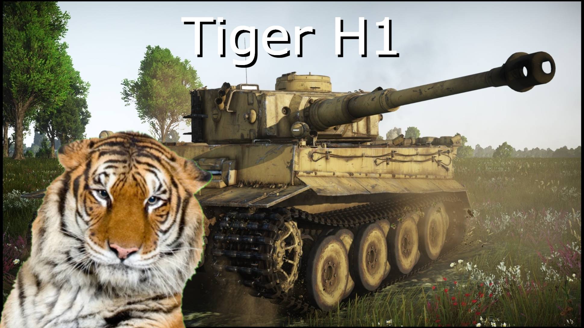 Tiger H1 В War Thunder! смотреть онлайн