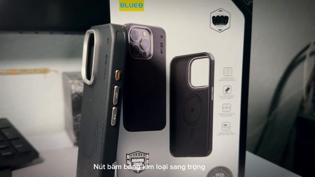 Ốp lưng chống sốc cho iphone 15 pro max [ blueo Armor Aramid Fiber] смотреть онлайн