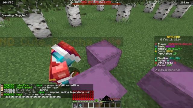 How i got Infinite XP on a minecraft Server | Apple MC смотреть онлайн