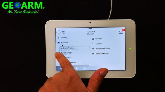 Qolsys IQ Panel 2 - How to Check Software Version смотреть онлайн