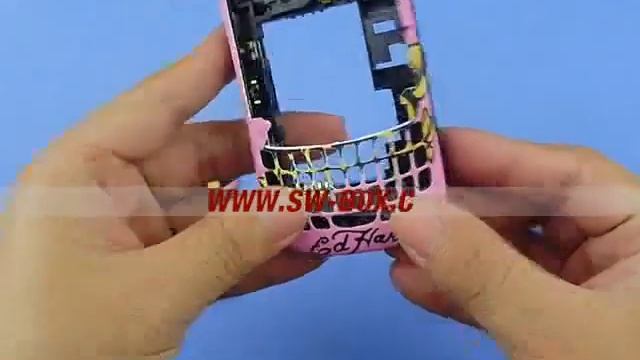 Perfect BlackBerry Curve 8520 Housing Cover with Ed Bee Tat смотреть онлайн