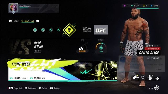 MOST INSANE UPPERCUT UFC KNOCKOUT! EA SPORTS UFC 4 PS5 CAREER Gameplay #12 смотреть онлайн