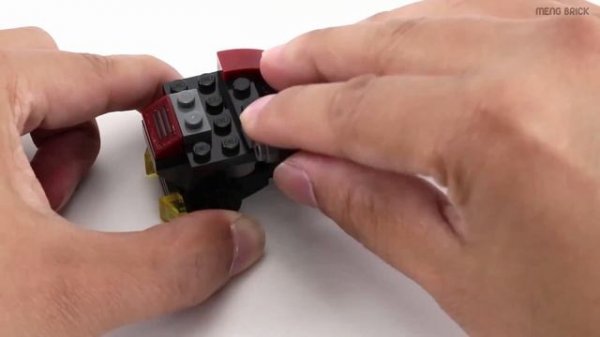 Lego China Enlighten 3202 Military Thunder Mission Ambush Mountain Car - Mengbrick Build