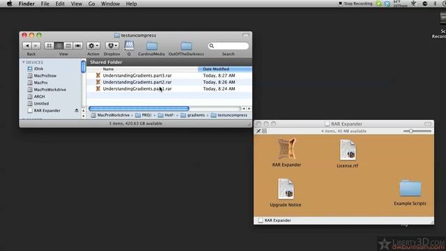 Expanding RAR files in Mac OS X смотреть онлайн