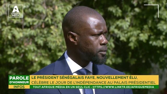LE PRÉSIDENT SÉNÉGALAIS FAYE, CÉLÈBRE LE JOUR DE L'INDÉPENDANCE AU PALAIS PRESIDENTIEL смотреть онлайн