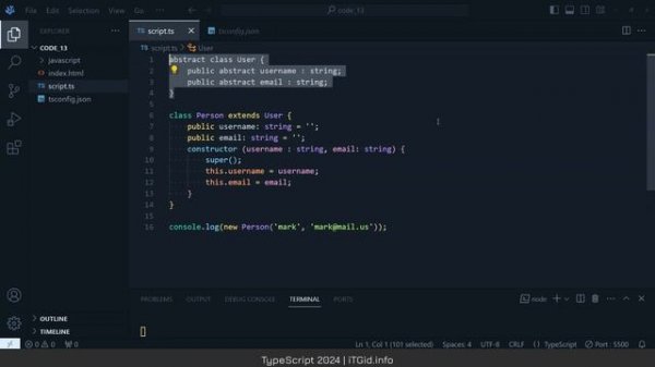 Абстрактные классы в TypeScript: полное руководство