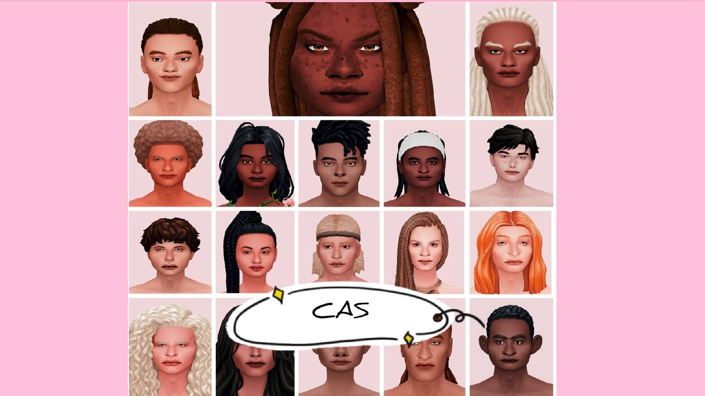 CAS повзрослевших детей из Эволюции в The Sims 4