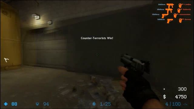 Ace - 3 TMP 2 USP Counter-strike Source смотреть онлайн