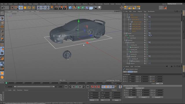 Cinema 4D Car Rig смотреть онлайн