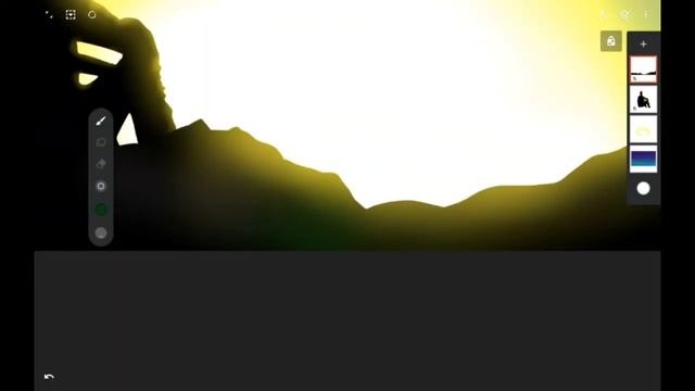 Speed paint | Silhoutte scene | infinite painter Android смотреть онлайн