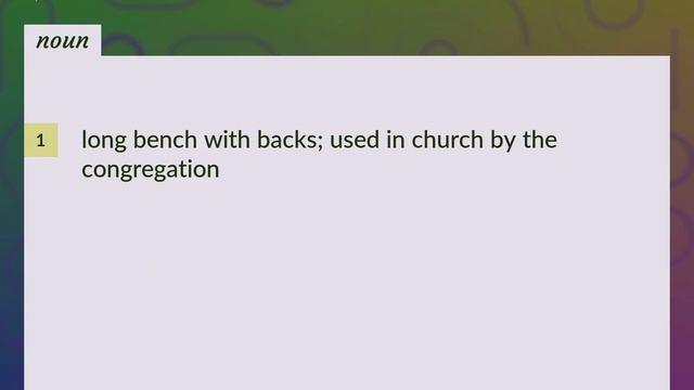 Pew | meaning of Pew смотреть онлайн