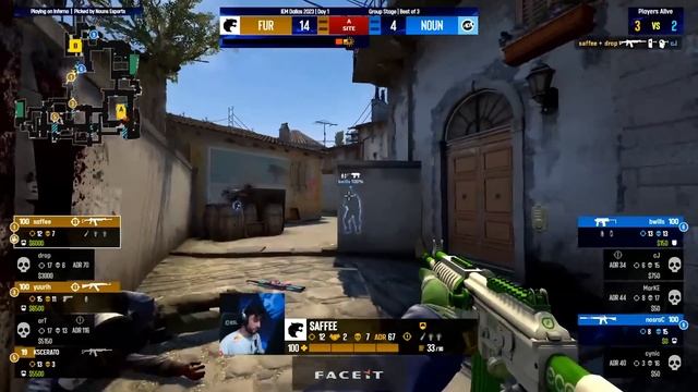 LOSER IS OUT! - FURIA vs Nouns - HIGHLIGHTS - IEM Dallas 2023 l CSGO смотреть онлайн