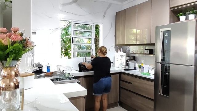DECORAÇÃO COM ITENS NOVOS| LIMPEZA PROFUNDA COMPLETA NA COZINHA смотреть онлайн
