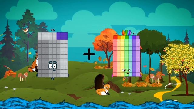 Numberblocks Math: Double Digit Addition with Numberblock | Learn to count - 123 смотреть онлайн