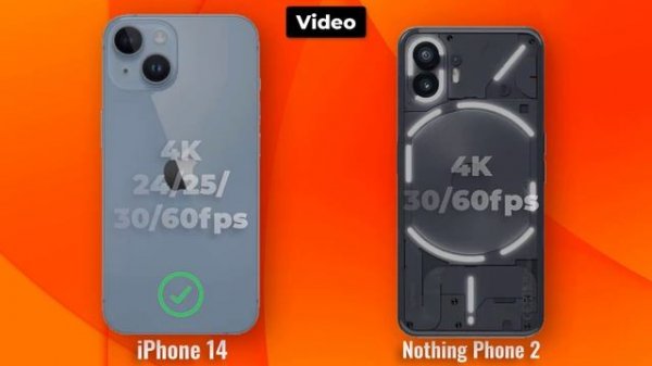 iPhone 14 vs Nothing Phone 2   Full Comparison