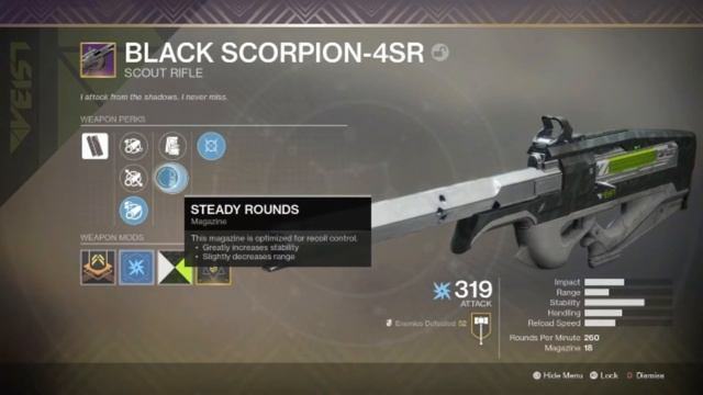 BLACK SCORPION 4SR MASTERWORK Destiny 2 Weapon Review смотреть онлайн