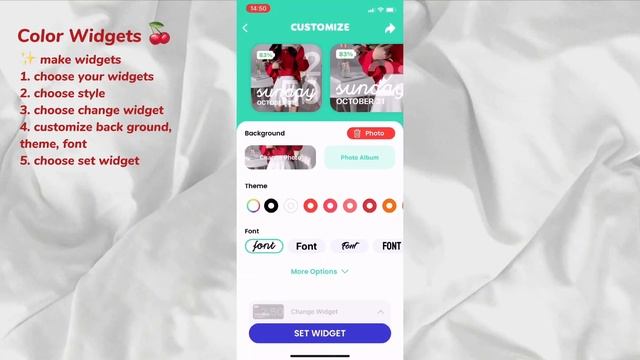 customize your iphone 🍒 (red theme) ios15 🍷 | how to have an aesthetic phone смотреть онлайн