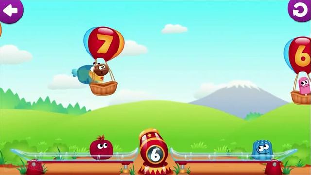 Baby Learn Shapes and Numbers with Funny Food 3 - Educational Cartoon Game for Kids смотреть онлайн
