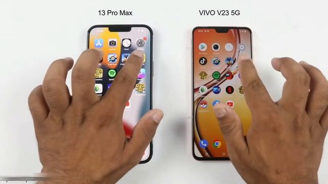 iPhone 12 Pro Max Vs Vivo V23 5G Speed Test & Camera Comparison смотреть онлайн