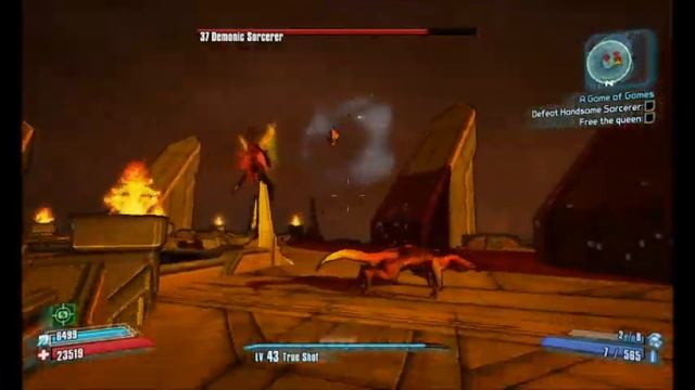 Borderlands 2 - Handsome Sorcerer Boss from DLC: "Tiny Tina's Assault on Dragon's Keep" смотреть онлайн