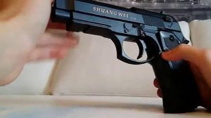 Пистолет на пластмассовых пульках