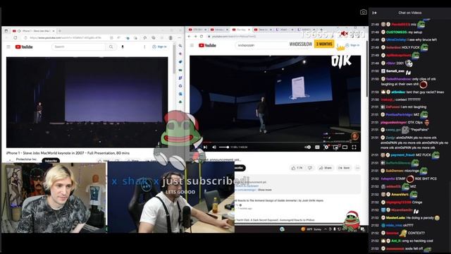 xQc Reacts to Soda memorizing the entire apple presentation смотреть онлайн