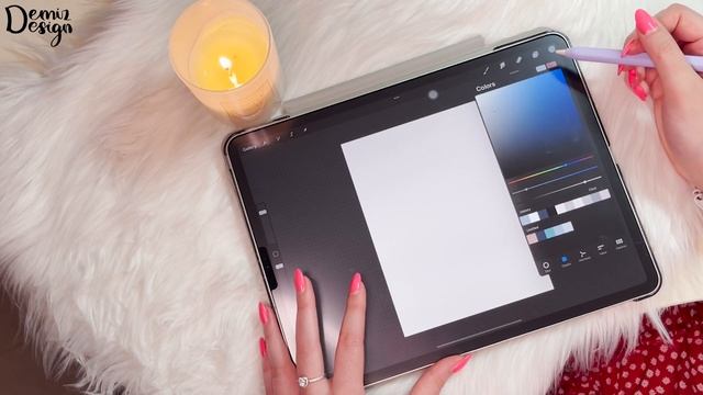 איך להכין רקעים למחברות דיגיטליות | How to make digital notebook covers in Procreate | Demiz Design смотреть онлайн