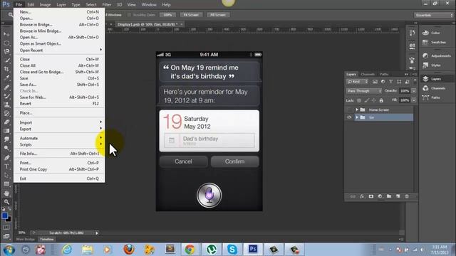 How to insert a jpeg image into an iphone template смотреть онлайн