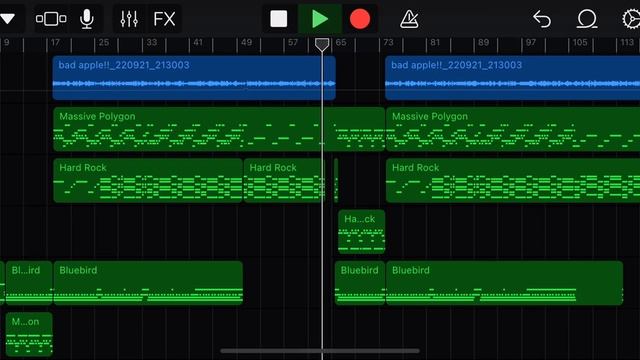 Bad apple!! [garageband] sang by GUMI смотреть онлайн
